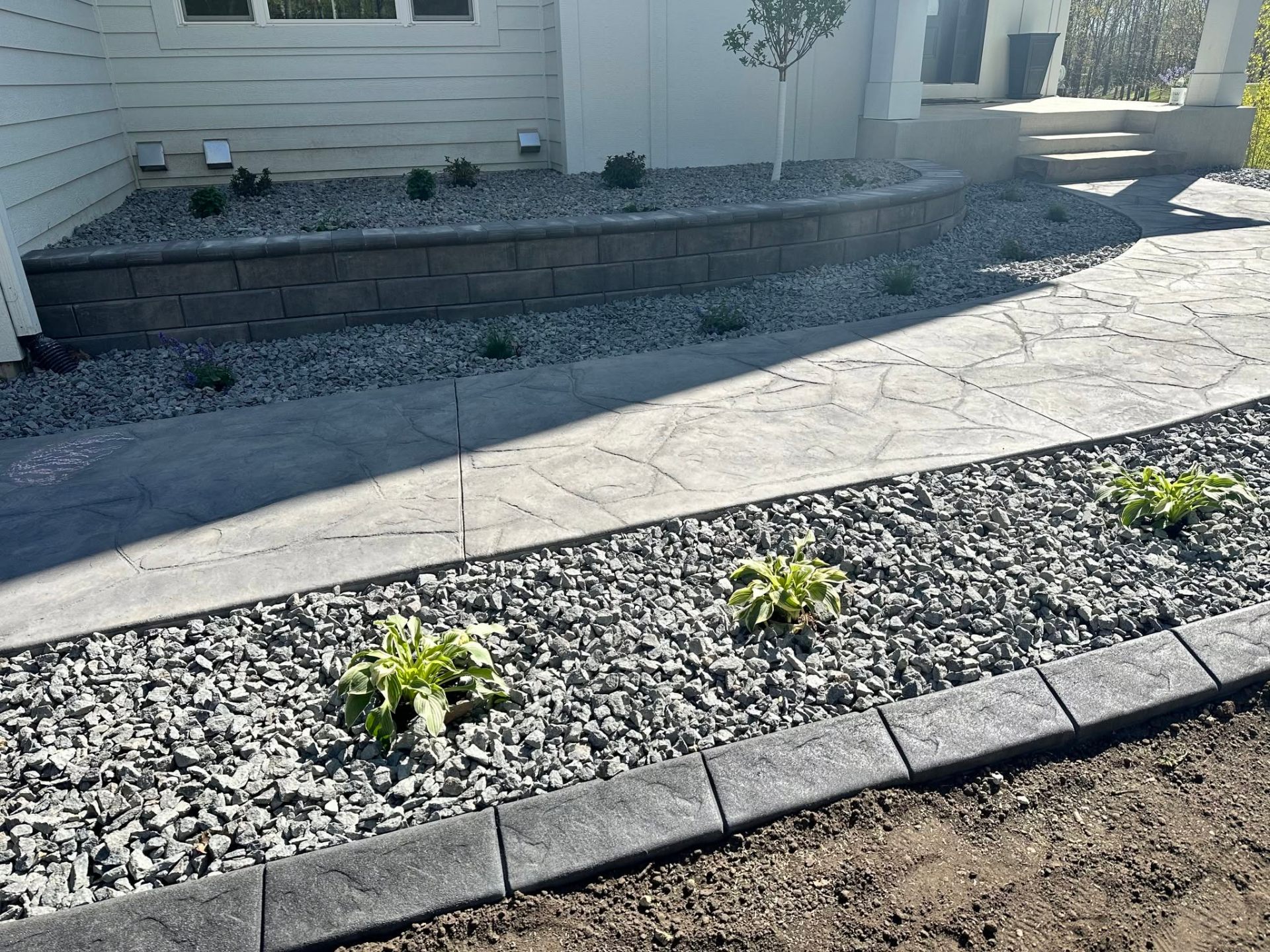 Retaining Wall Installation project in Minnesota